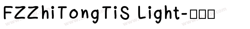 FZZhiTongTiS Light字体转换